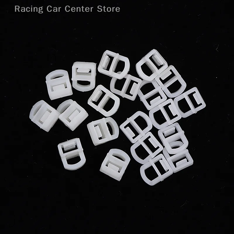 

10 Pcs Car Curtain Track Fastener Car Curtain Track Suspension Ring Pulley Sliding Ball Curtain Track Clip