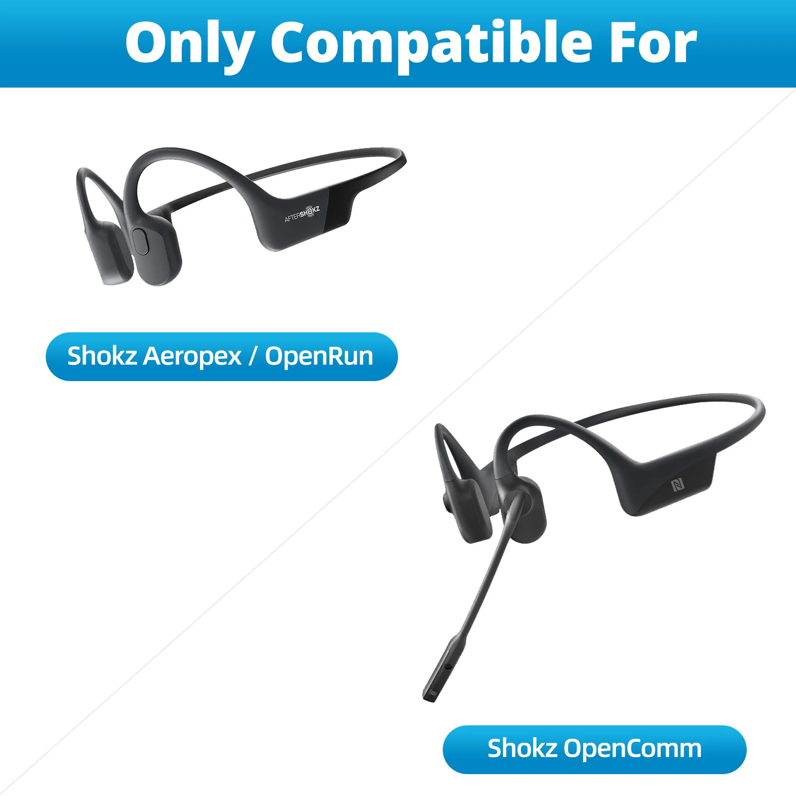 Câble de charge rapide USB/type-c pour écouteurs Shokz AS800/S803/S810/adaptateur de chargeur de casque à Conduction osseuse à entraînement ouvert