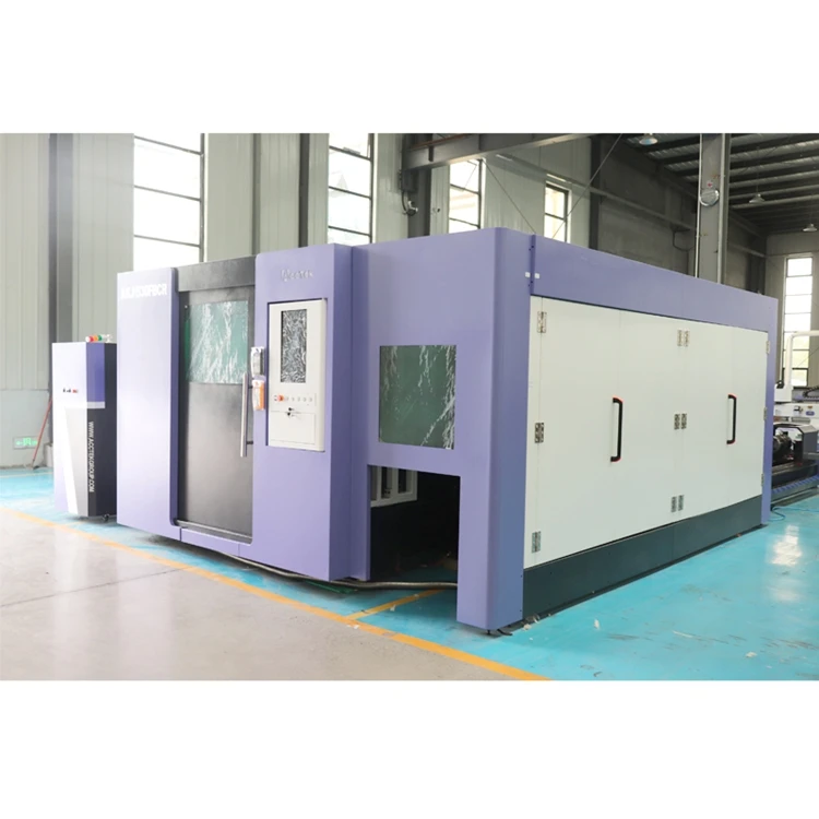 Máquina de corte a laser de fibra 3015 fechada Máquina de corte a laser CNC para chapa metálica para processamento de metal
