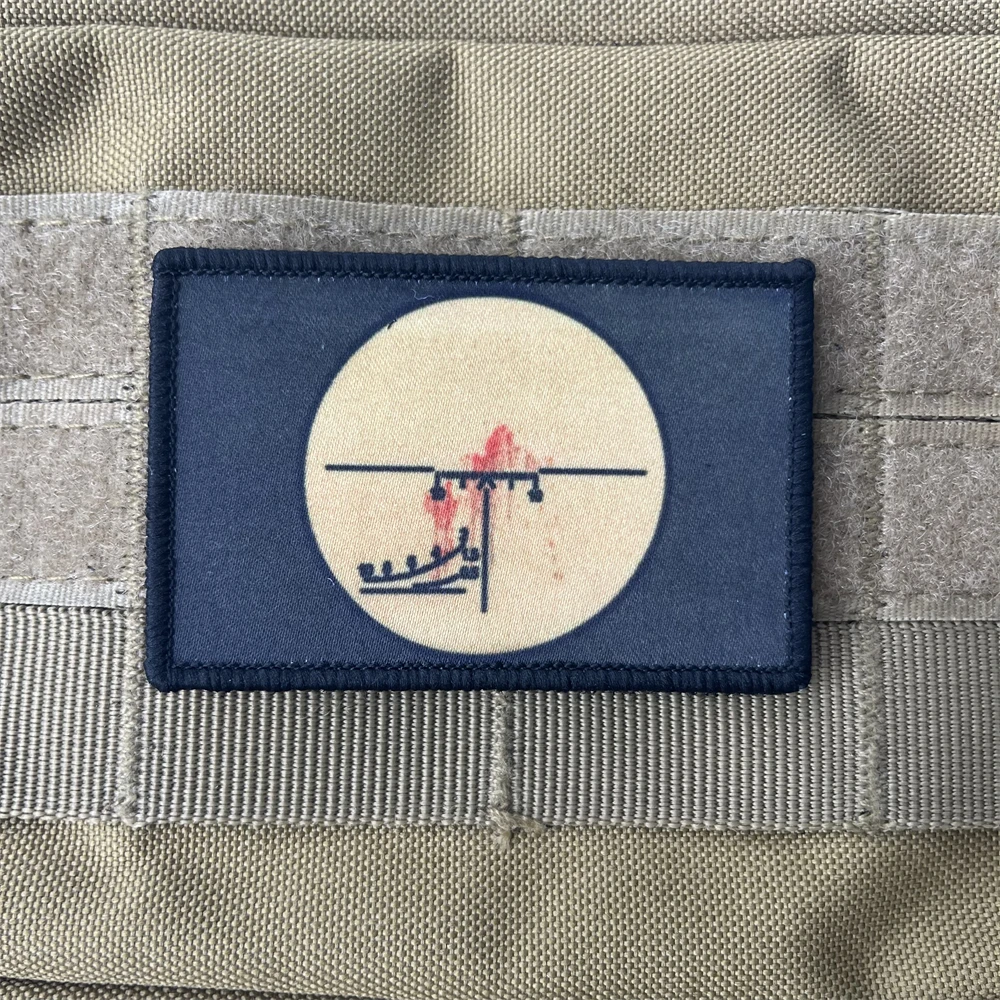 Rosyjski PSO-1 Dragonov Sniper Scope Crosshairs Morale Badge Patches Plecak taktyczny Naklejki z nadrukiem na rzep