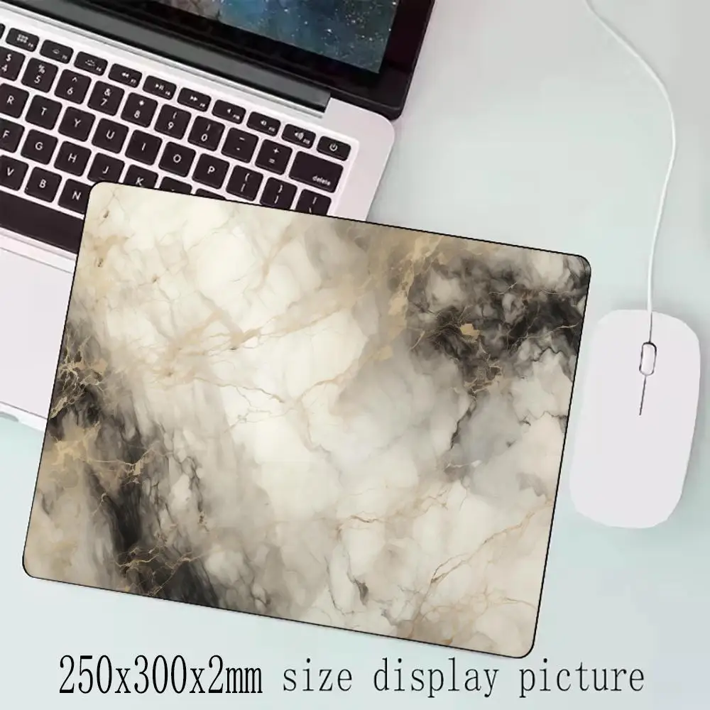 Marble style Mouse Pad Large Computer Office Game Table Mats XXL Rubber Anti-slip Gaming Keyboard Mousepads Long Desk Pads