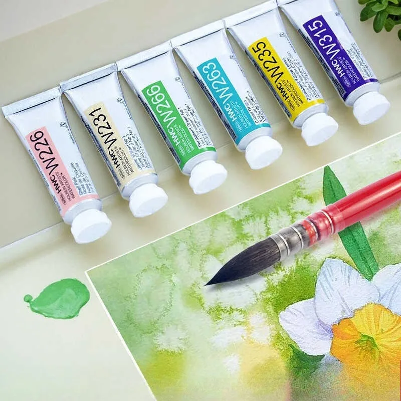 

15ml/single 11color Holbein Tubular Watercolor Pigments Set Artists' Art Supplies Hand-painting Illustration Creation WaterColor