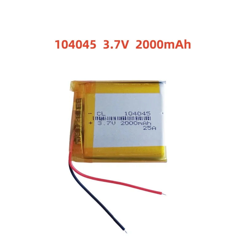 

404045 3.7V 2000mAh Lithium Polymer LiPo Rechargeable Battery Li cells For PAD DVD E-book Note Book Bluetooth Headset Mobile