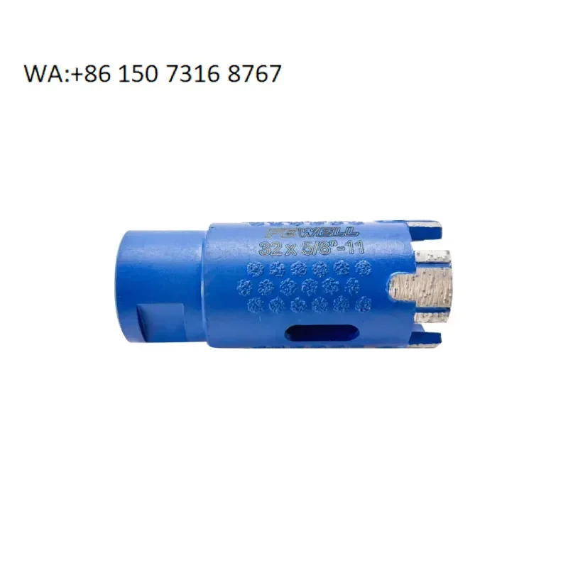 32*75*5/8-11 Thread Silver Brazed Diamond T Turbo Segmented Core Drill Bit for Dry Drilling Granite