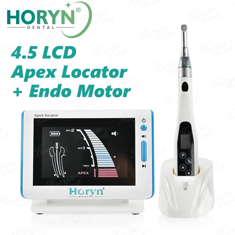 

Стоматологический эндодвигатель Horyn 16:1, беспроводной локатор вершины, весь набор, оборудование для измерения фигурного канала, периодическое измерение вершины