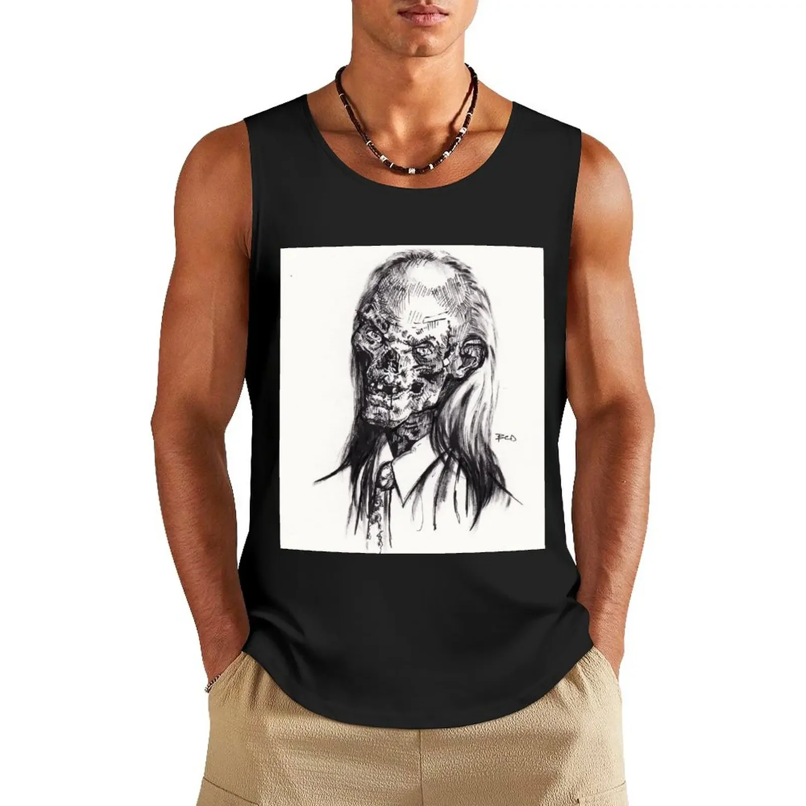 

Crypt Keeper Tank Top Vests sleeveless t-shirts for men Men's summer clothes Men's gym t-shirt