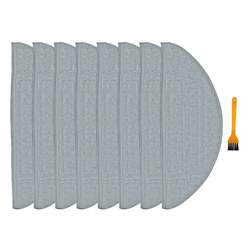 8PCS Replacement Mop Pads For Roborock S8 / S8+ / S8 Pro / G20 Robot Vacuum, Microfiber Mopping Cloth Vacuum Accessories-New