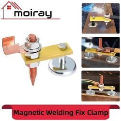 Magnetic Welding Head Support Clamp Strong Magnetism Welding Support Heads Large Suction Welding Ground Clamp Holder