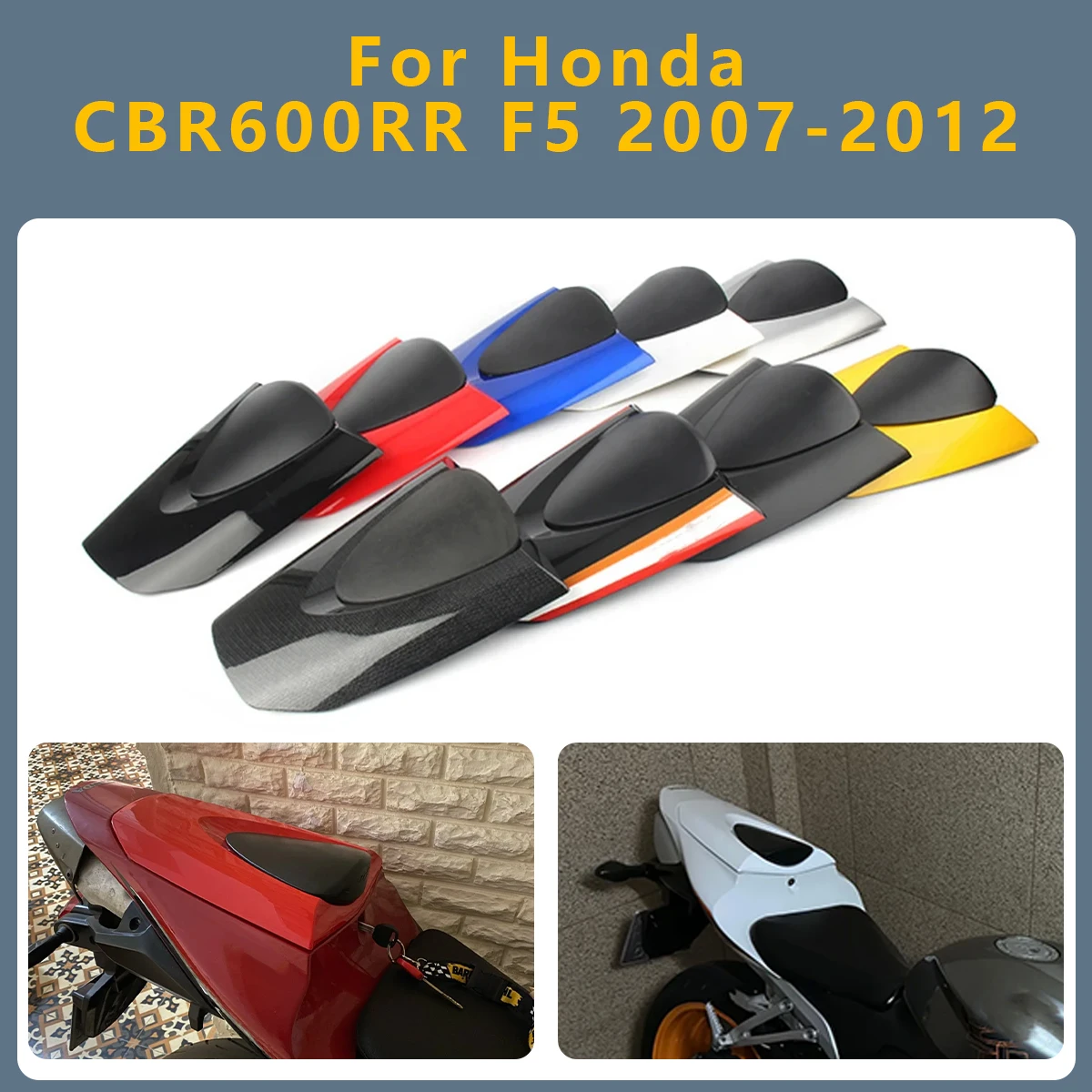 

For Honda CBR600RR F5 Motorcycle Rear Passenger Cowl Seat Back Cover Fairing Part CBR 600 RR CBR600 CBR-600 CBR-600RR 2007-2012