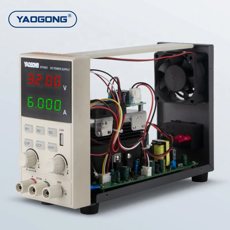 YAOGONG DP306S 30V 6A Digital Adjustable Phone Repair Tool Test Machine Variable Regulated Laboratory Switching DC Power Supply