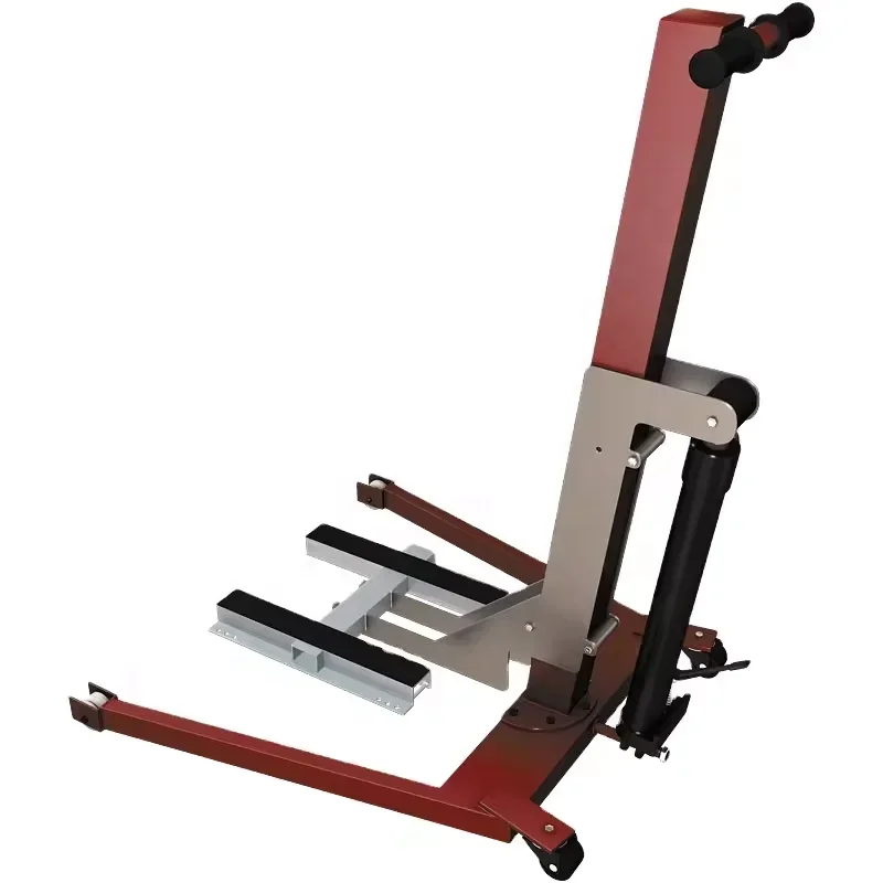 #   Elevador de soporte para motocicleta de un poste, CE, OEM, 1100LB, 500KG, elevador hidráulico de una columna para motocicleta, RAM hidráulica 3T