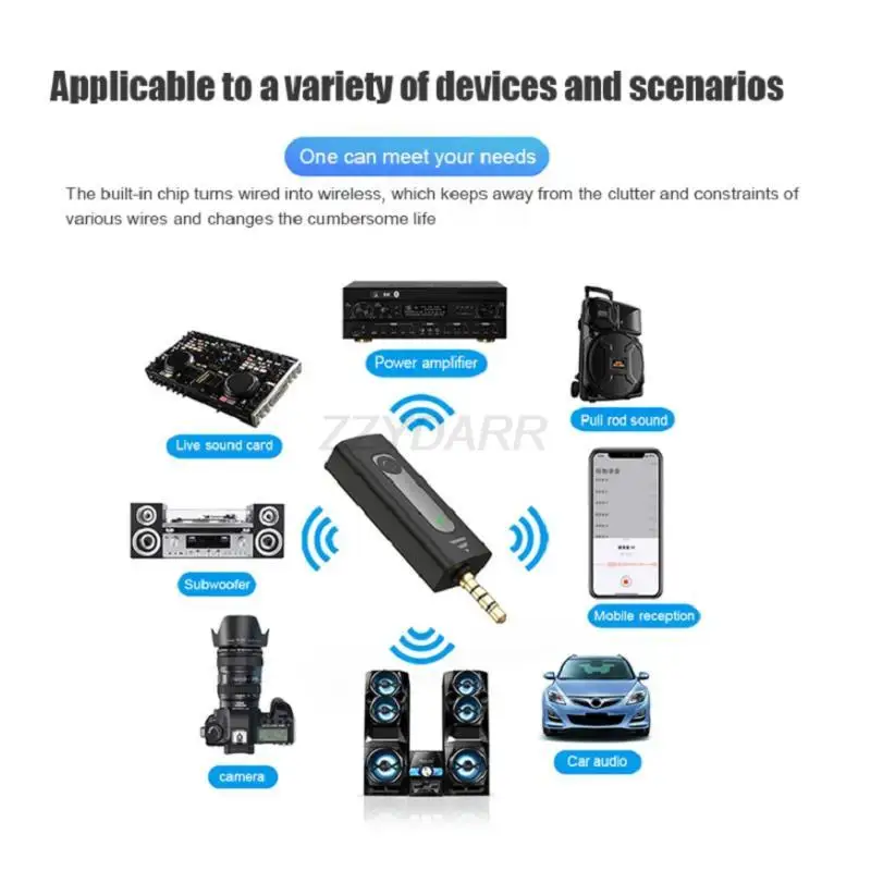 3.5mm Wireless Lavalier Microphone Omnidirectional Condenser Mic for Camera Speaker Smartphone Recording Mic for TikTok Youtube