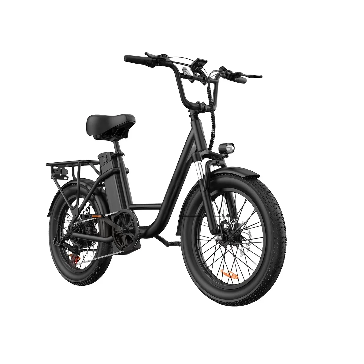 URLIFE E20 Erwachsenen-Urban-E-Bike 1000W Spitzenmotor 48V 13Ah Akku Reise-Elektrofahrrad 20*3,0 Zoll Fat Tire Pendler-Elektrofahrrad