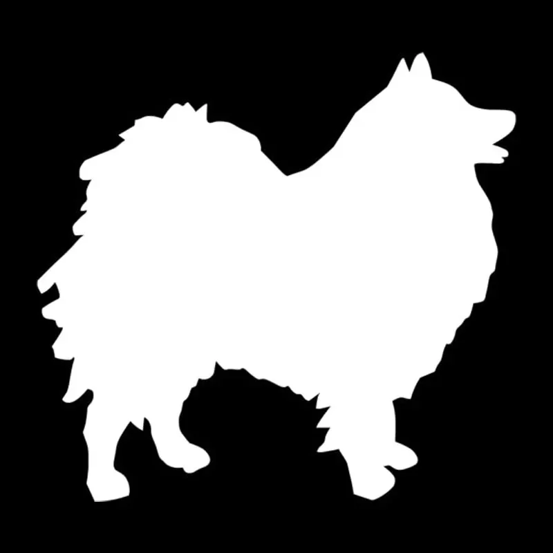 

10.2*9.5CM German Spitz Dog Vinyl Decal Waterproof Car Stickers Motorcycle Car Styling Decorative Accessories