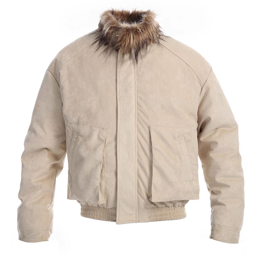 2025 Winter New Men's Comfort High-end Parkas Fashion Faux Fur Collar Thickened Warm Parkas Handsome Personality Jacket Coats