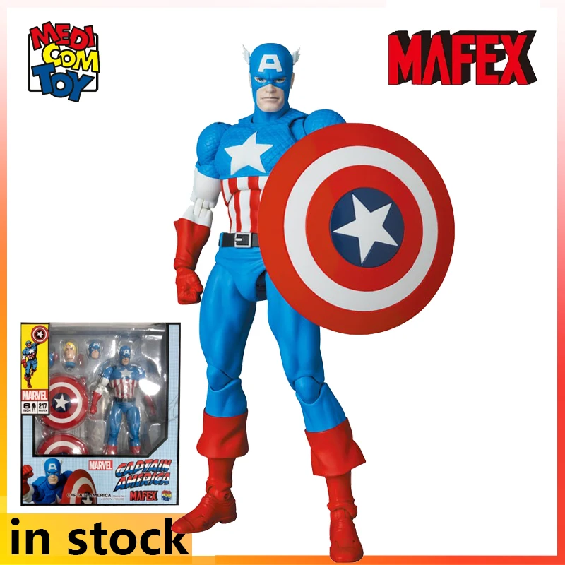 메디콤 토이 오리지널 MAFEX 완제품 가동형 마블 코믹스 애니메이션 액션 피규어 모델 장난감 친구를 위한 수집용 선물