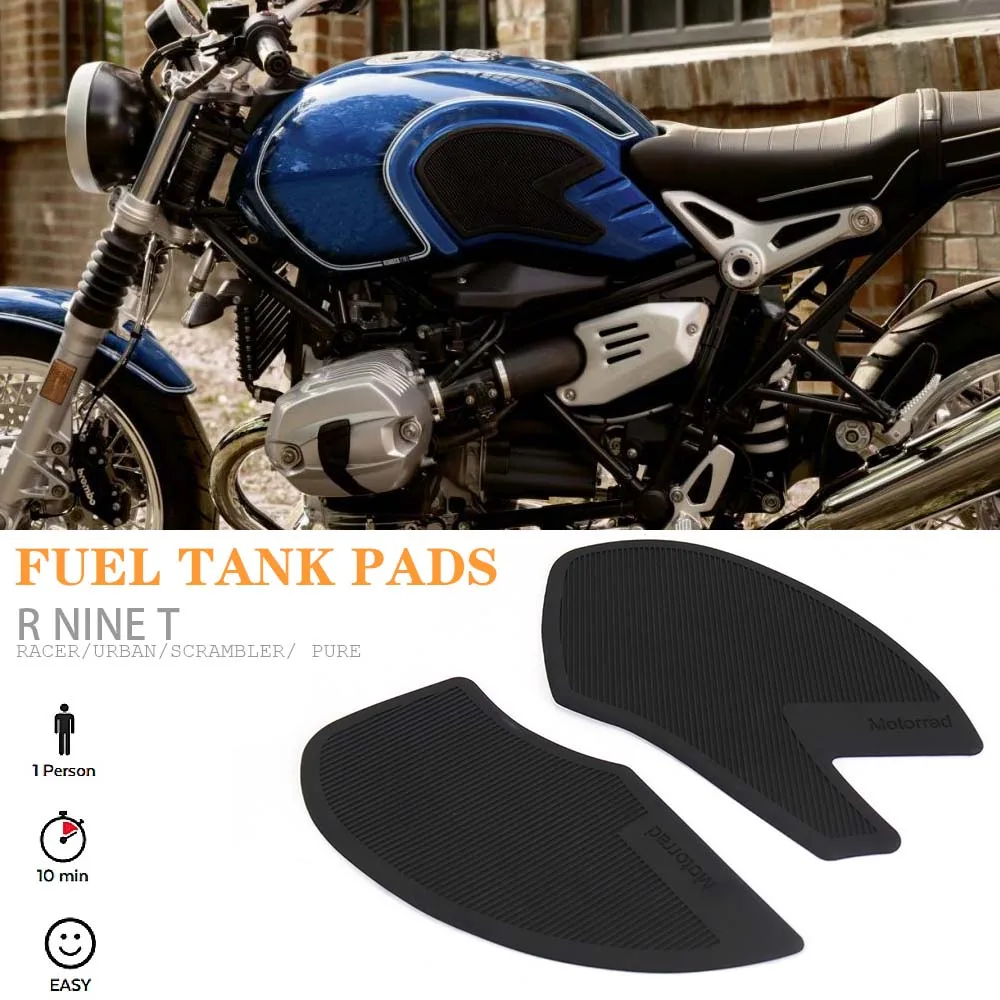 

New R NINE T Side Fuel Tank Pads Protector Stickers Knee Grip Traction Pad For BMW RNINET Urban R NineT NINET Scramble R9T Pure