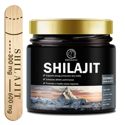 BBEEAAUU 600MG Natural Shilajit Resin Original Drink Mineral Supplements for Immune Health, Metabolism Overall Physical Health