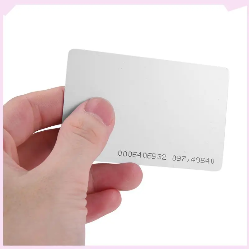 

B24B 200Pcs Access Control Card RFID Card 125Khz EM4100 TK4100 Smart Proximity Card RFID Tag Key For Access Control Key