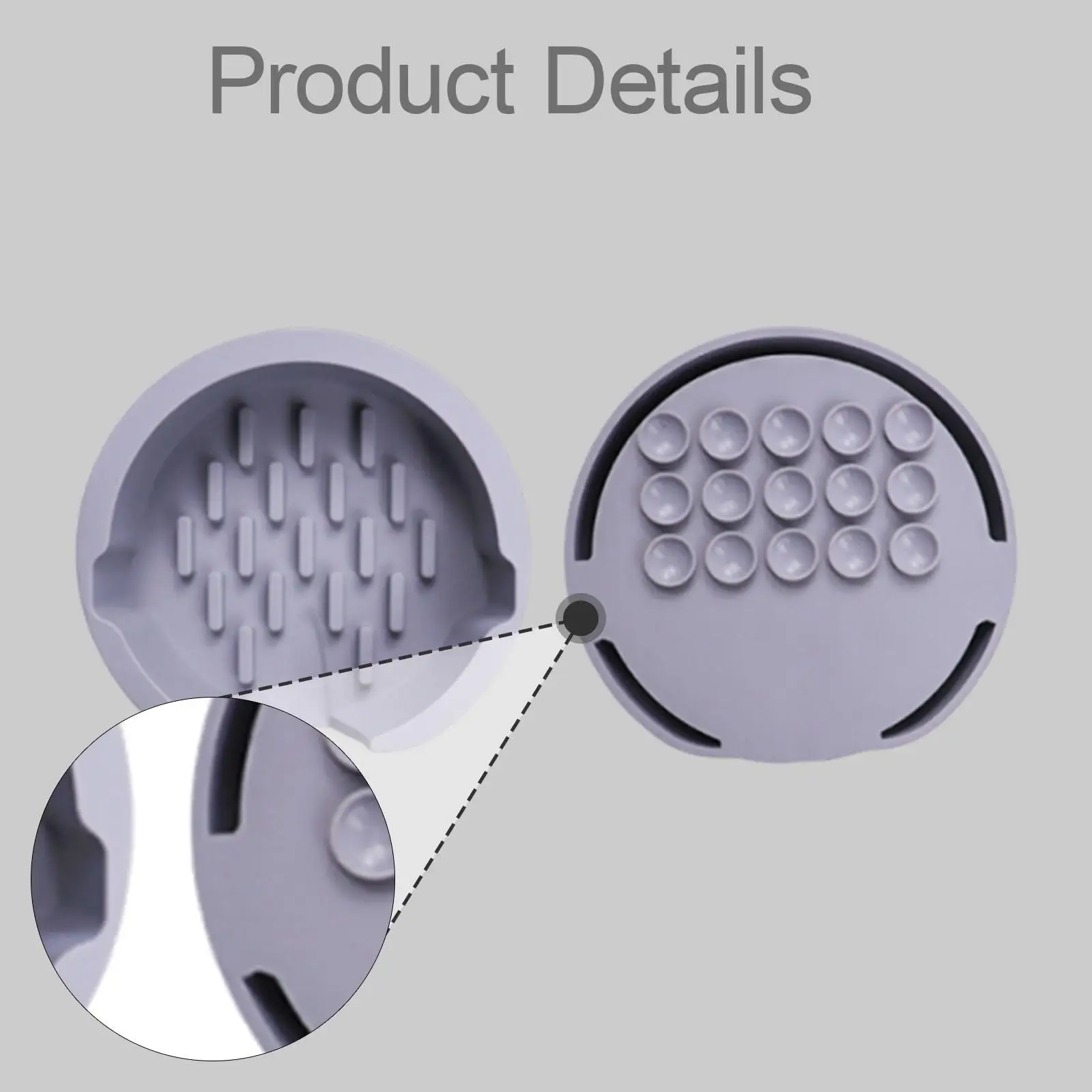 Porta spugna per lavello da cucina in silicone con ventosa Pratico vassoio da cucina per bagno ristorante