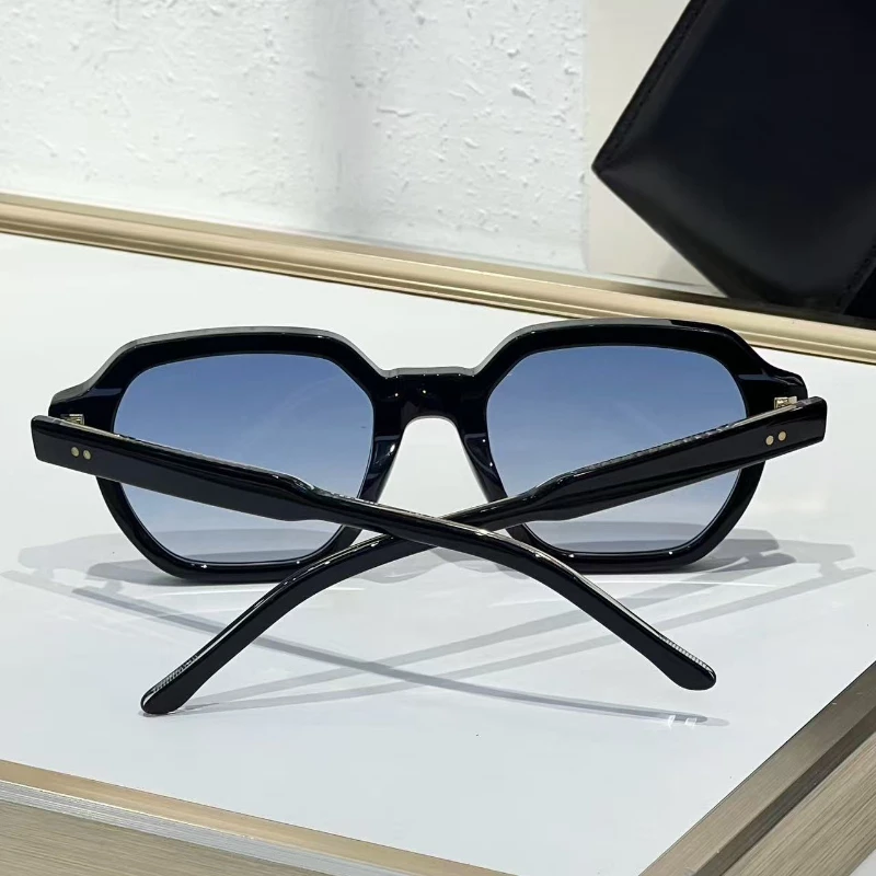 نظارات John GIORGIO Designer Acetate للرجال والنساء UV400 نظارات كلاسيكية مصنوعة يدويًا مع حافظة