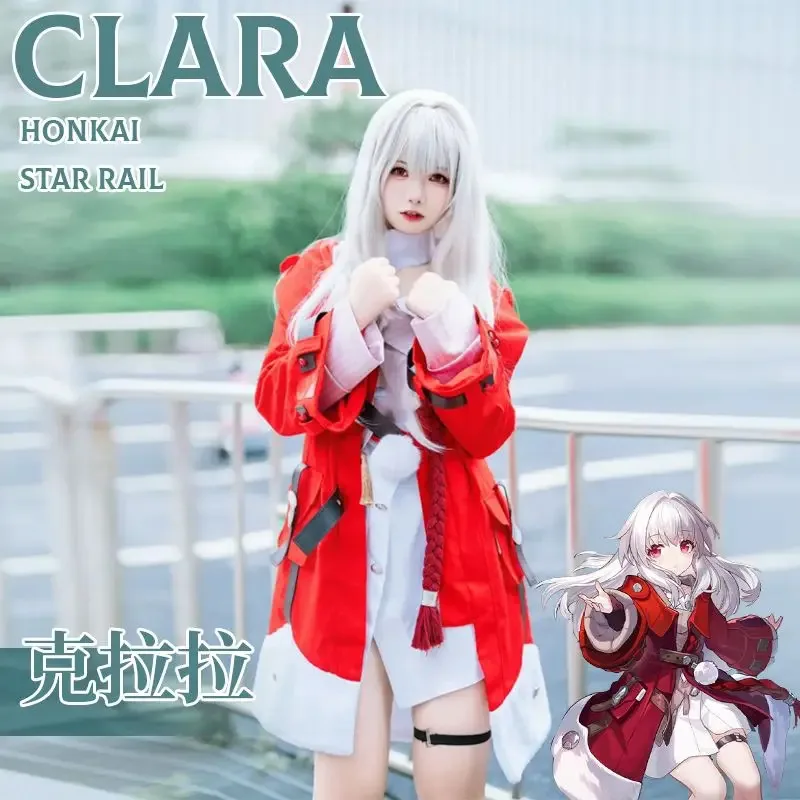 Az15Honkai: Star Rail cos Clara Natasha لعبة الرسوم المتحركة للنساء مجموعة كاملة من ملابس C التأثيرية