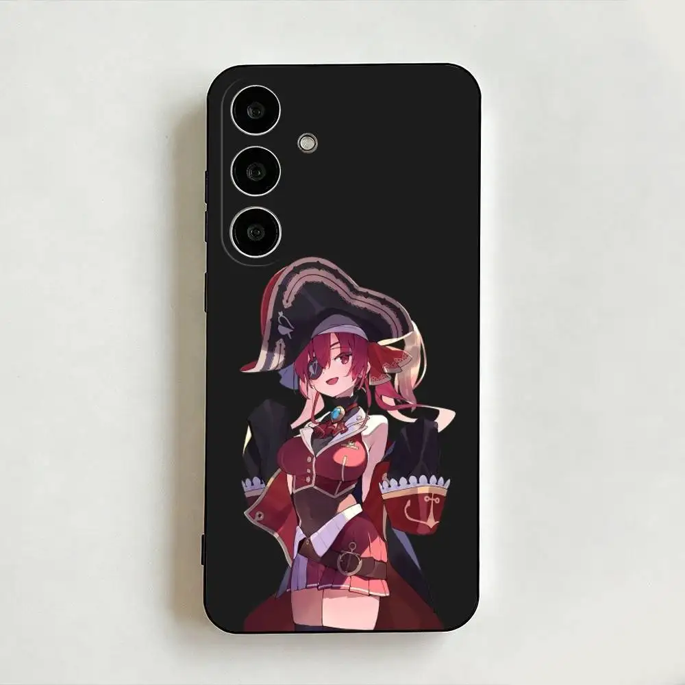 Houshou Marin Cute VTuber  Phone Case For Samsung Galaxy A73,A72,A71,A70,A53,A52,Cover Others Soft Black Shell ll
