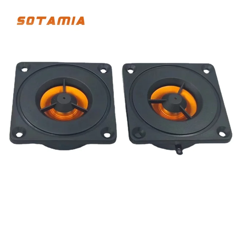 SOTAMIA 2Pcs 2 Inch 52MM Audio Tweeter 4 Ohm 15W HIFI Treble Speaker Home Sound Theater Loudspeaker Modified Speaker Subwoofer