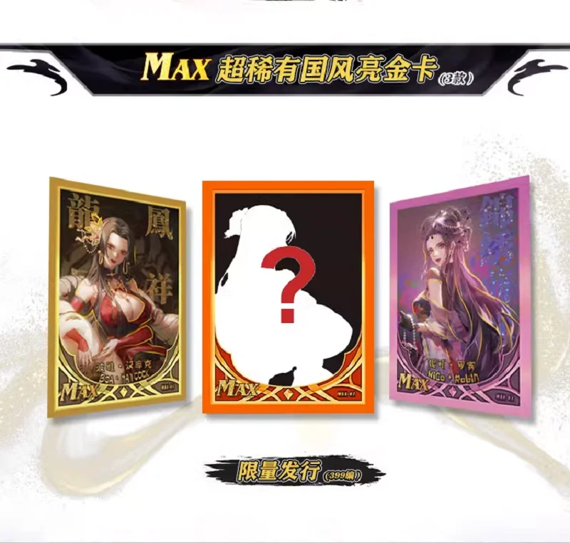 One Piece Card Huanshi First Bullet Anime Figure Collection Playing Card Blind Box Game Toy Birthday Gifts for Boys and Girls