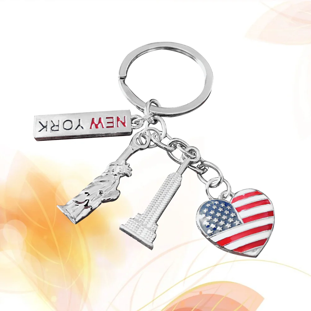 American Independence Day Key Chain National Holder Man Gift Accessories Keychain Woman Beaded