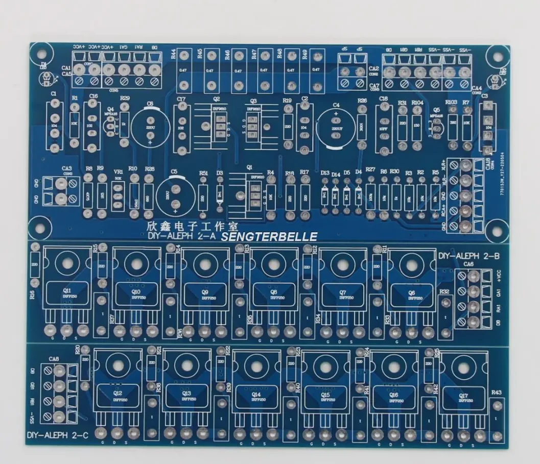 Un ensemble Nelson Pass ALEPH2 A2 Pure classe A carte amplificateur de puissance PCB carte nue