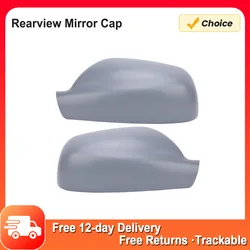 Protective High Strength Primed Side Mirror Cover Housing for 407 Saloon 2004-2011 Rearview Mirror Rearview Mirror Cover ABS