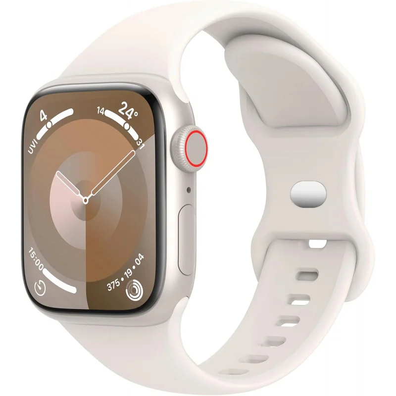 Pulseiras compatíveis com pulseira de relógio 49mm 42mm 44mm 45mm mulheres homens, pulseira de silicone macio ultra series10 9 8 6 5 4 3
