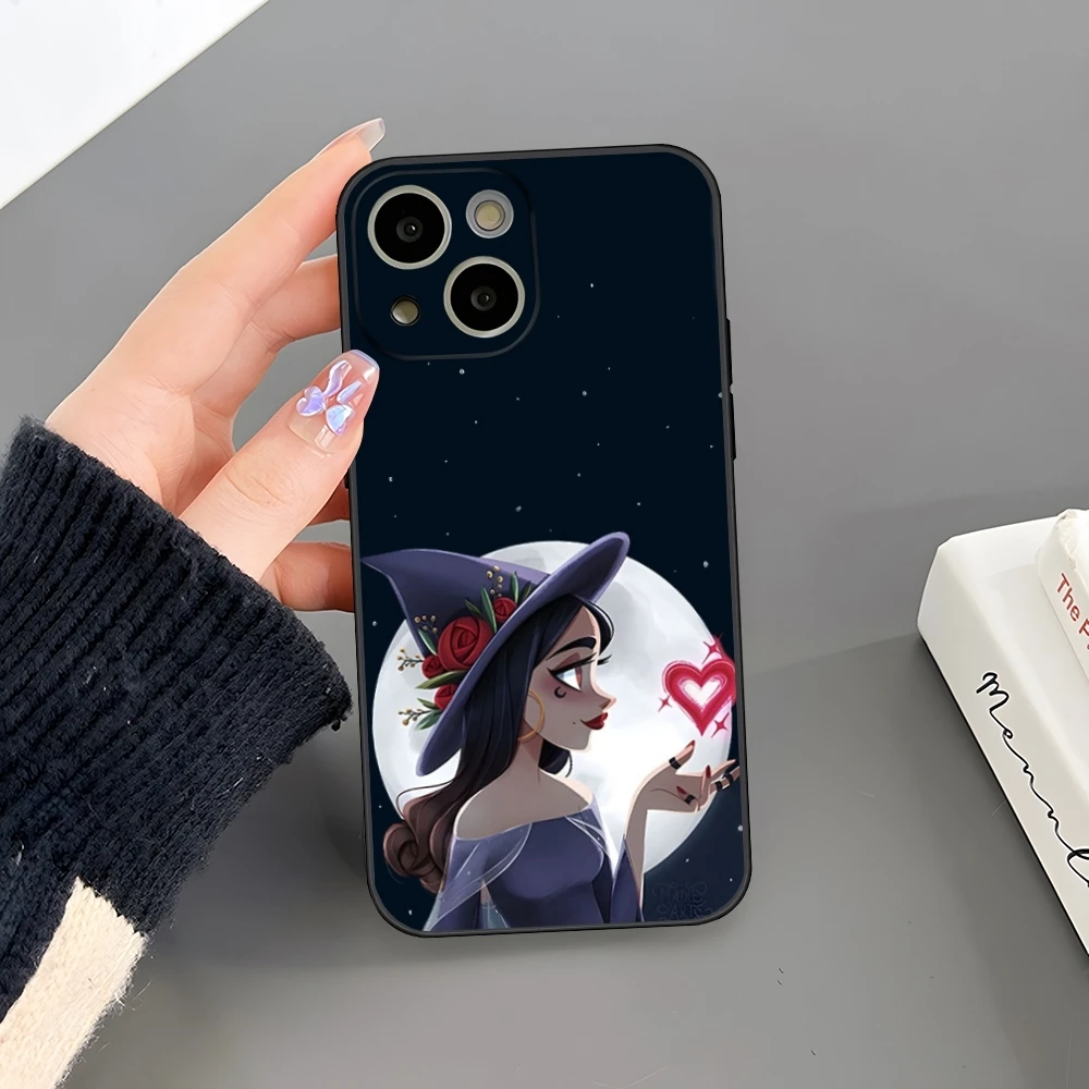 Pumpkin Halloween Bat Witch Phone Case For 14 Pro Max For Iphone 16 15 Po Max 12 Mini 11 13 Pro Xr X Xs 8 7 Plus Back Cover