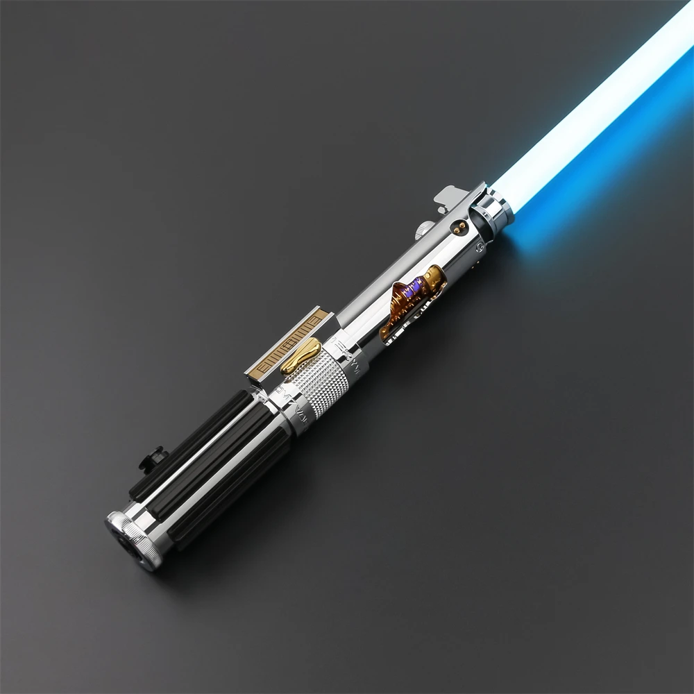 TXQSABER pedang Laser kristal Anakin Skywalker, Gesture pengapian Bluetooth Proffie Neo Pixel Ligthsaber, mainan bercahaya