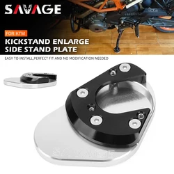 Kickstand Extension Plate For Duke 125 200 250 390 RC125 RC390 690 SMC 950 990 Adv R Supermoto Enduro Side Stand Enlarge Support