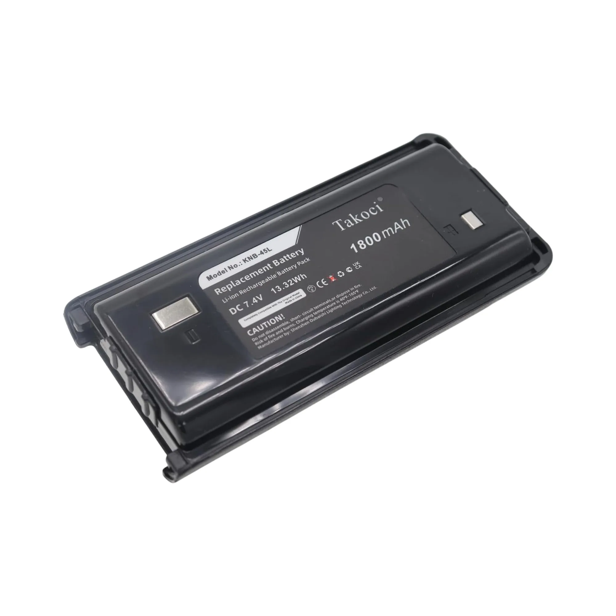 

Replacement Battery 1800mAh for Kenwood,TK-3200L-U15P, TK-3202L-U16P, TK-3200-U2P,KNB-45 ,KNB-45L ,KNB-45Li