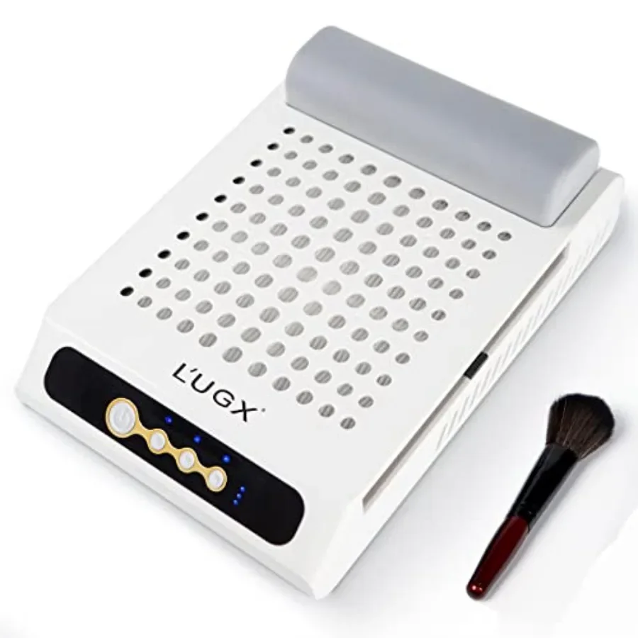

Rechargeable Nail Dust Collector with 2 Reusable Filters Professional 70W Nail Extractor Vacuum Acrylic Nail Dust Cleaner Perfe