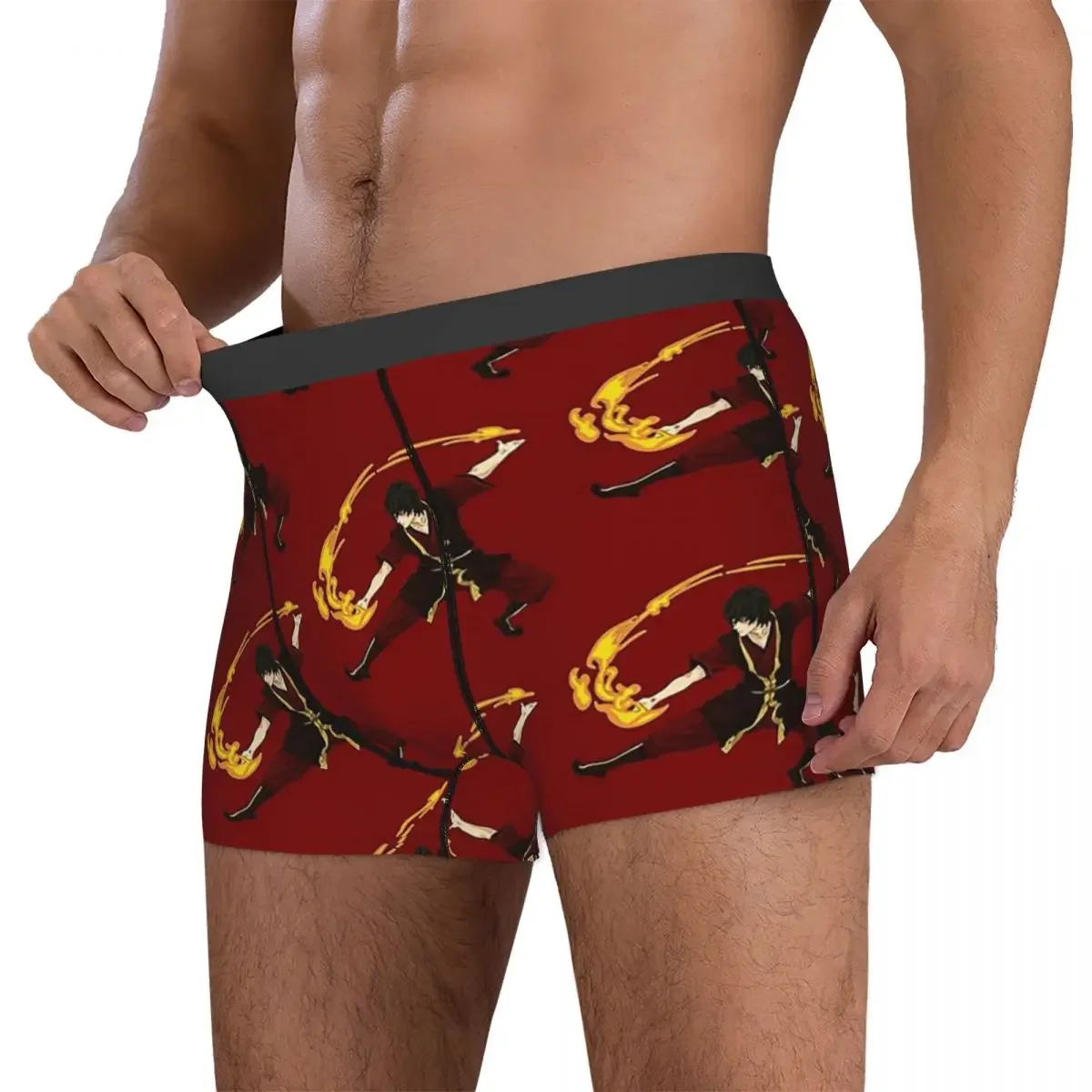 Boxer Underpants Shorts Zuko The Last Airbender Panties Men's Soft Underwear for Homme Man Boyfriend Gifts