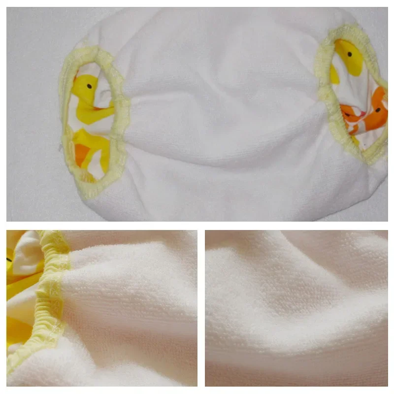 Mother Kids Baby Bare Cartoon Pattern Cloth Diapers Unisex Reusable Washable Infants Children Cotton Training Panties Diapering