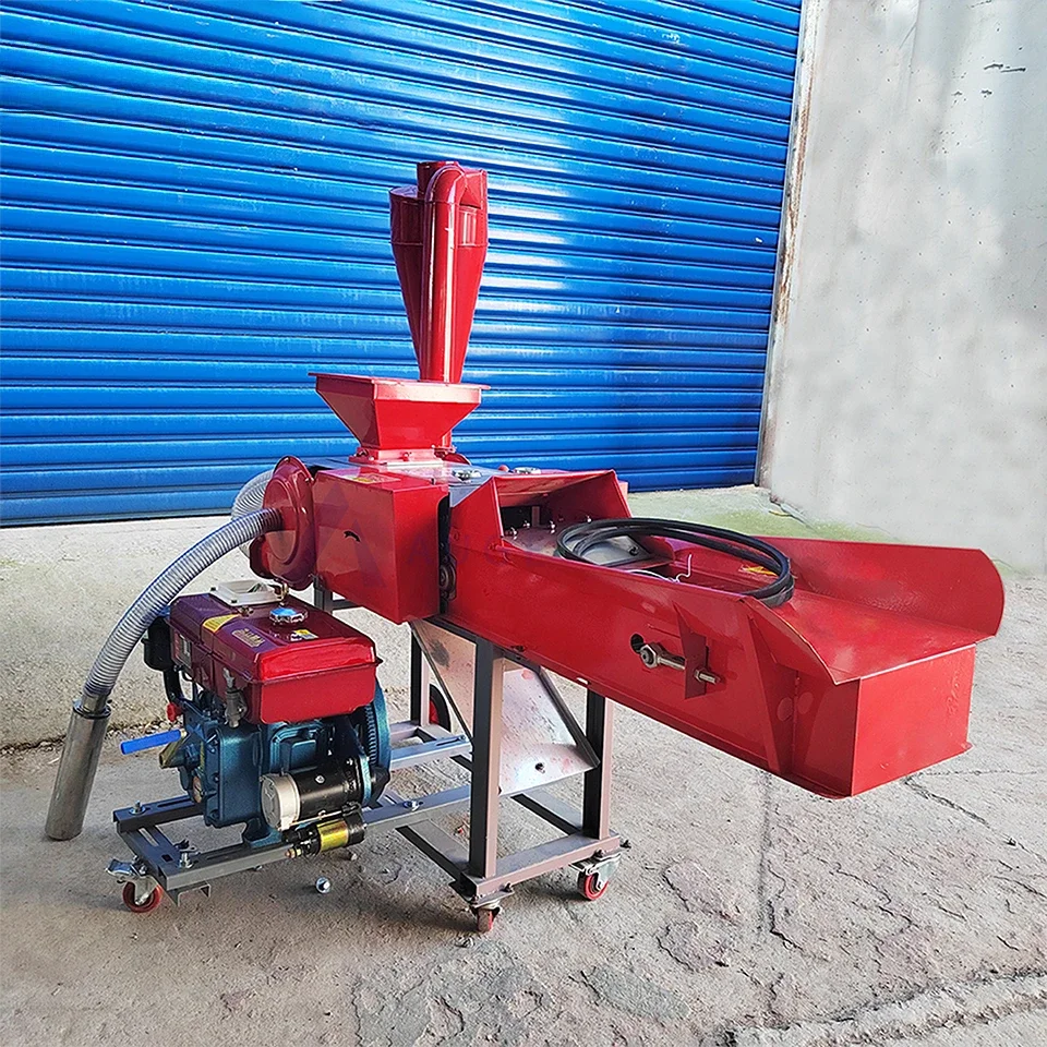 Animal straw feed grass shredder for grinder