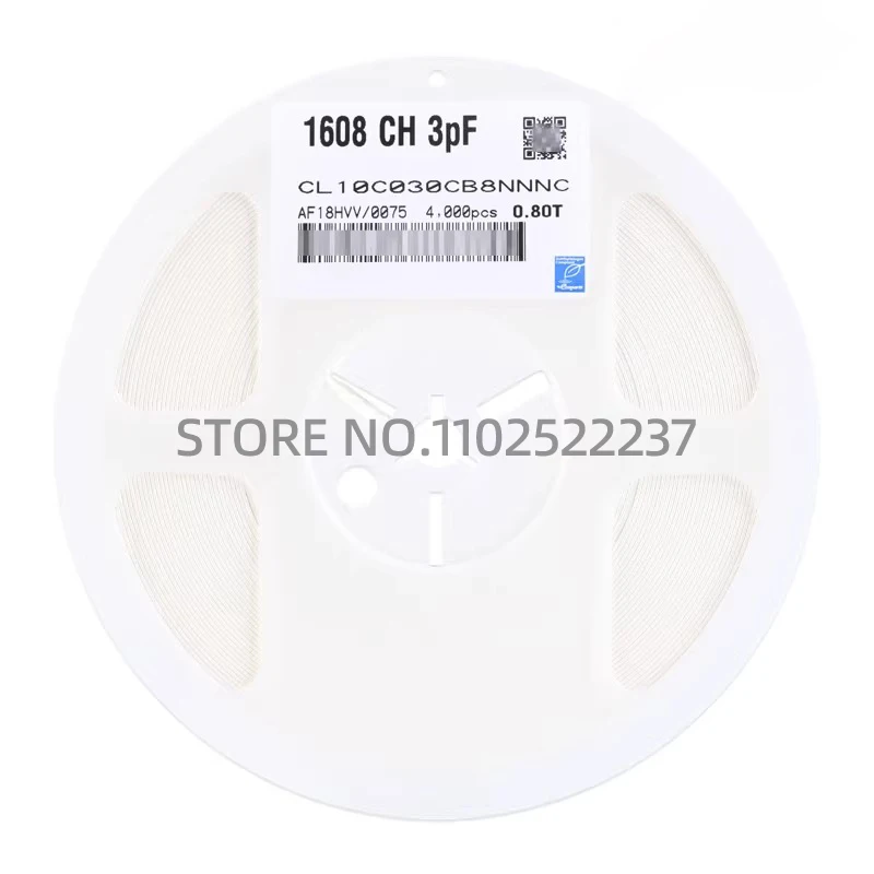 Capacitor cerâmico de SMD, microplaqueta 0603, 1.2NF, 1.5NF, 1.8NF, 2NF, 2.2NF, 2.7NF, 3.3NF, 3.9NF, 4.7NF, 5.6NF, 6.8NF, 8.2NF, 10NF, 12NF, 10%, 100PCs