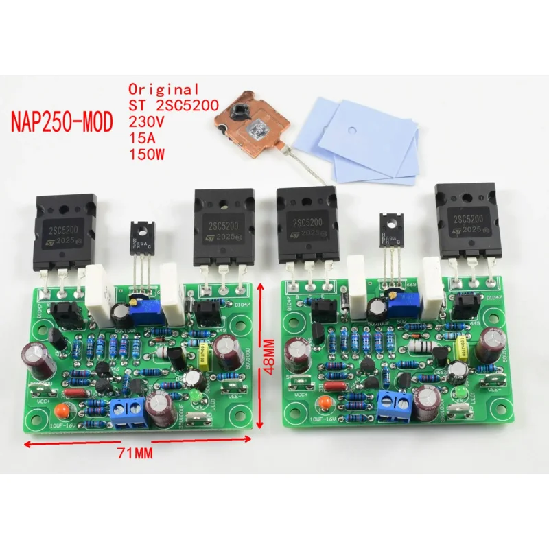 DIY NAIM NAP250 MOD Stereo Channel 2 PCS Amplifier