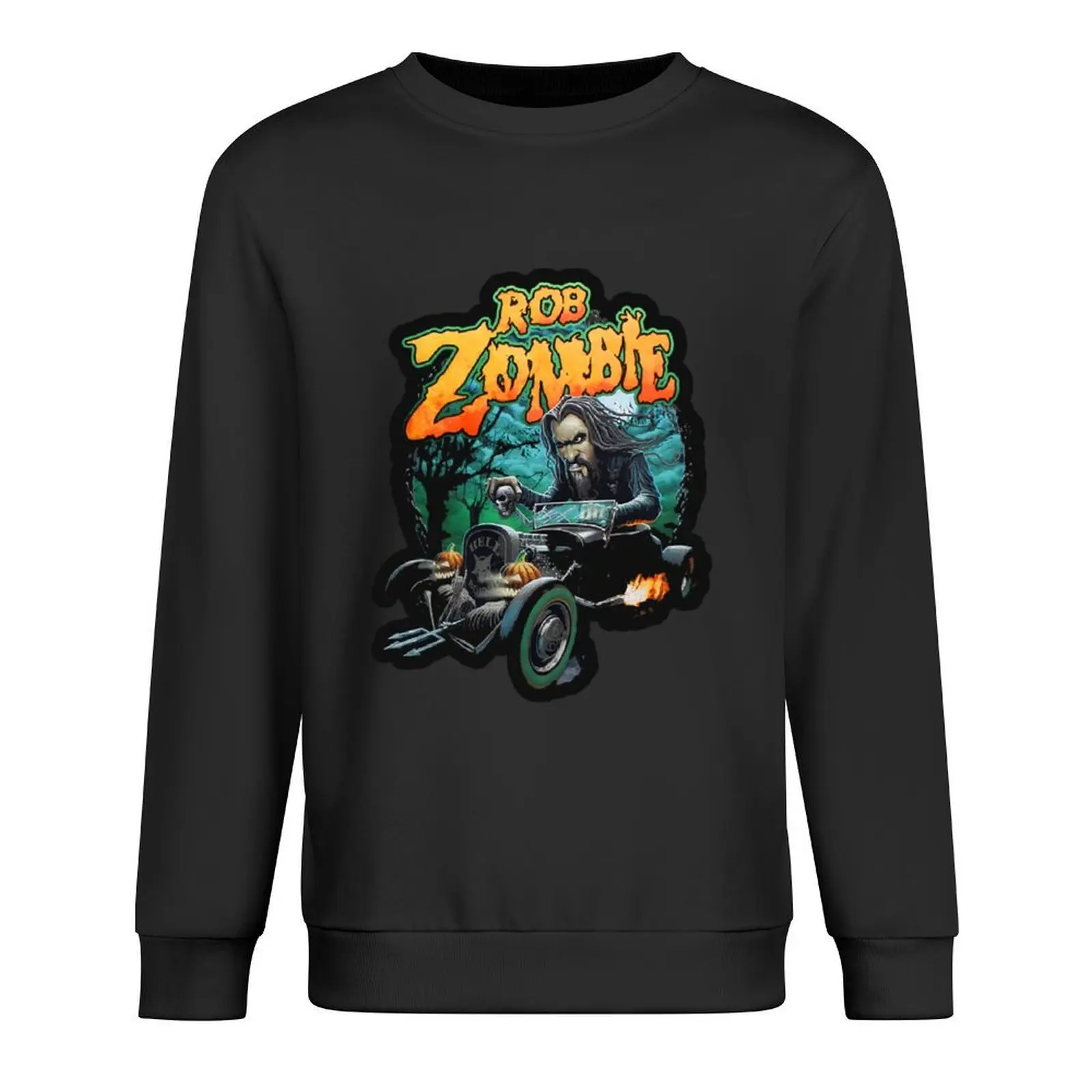 

vintage rob zombie band art Pullover korean style clothes blouse mens clothing men's clothing new in hoodies & sweat-shirt