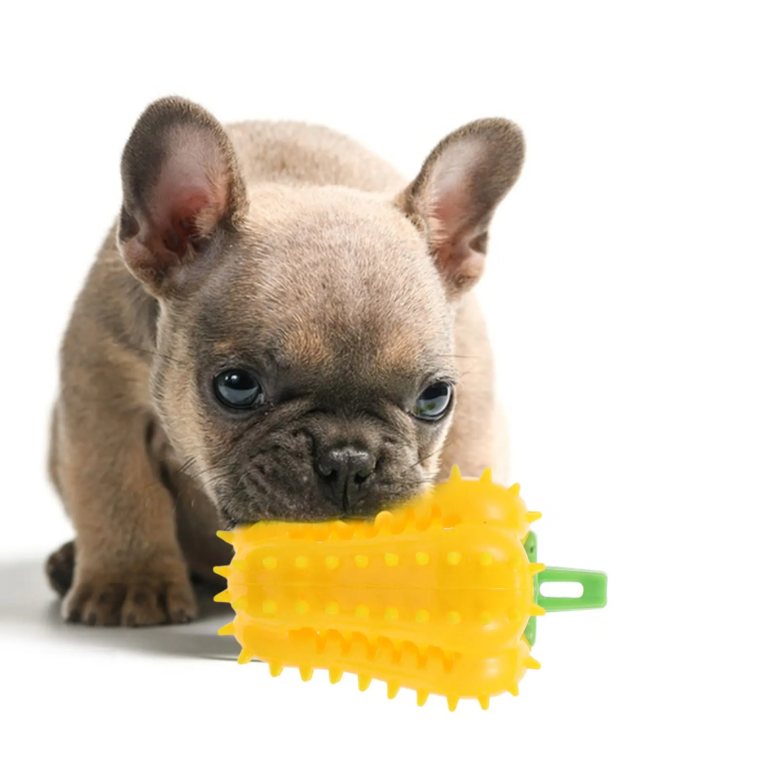 Pelota Dispensadora de Premios para Mascotas Estilo Chili, Alimentador de Enriquecimiento Canino para la Salud Bucal, Masticación, Masaje, Juego de Olfateo y Dispensador de Comida Lenta