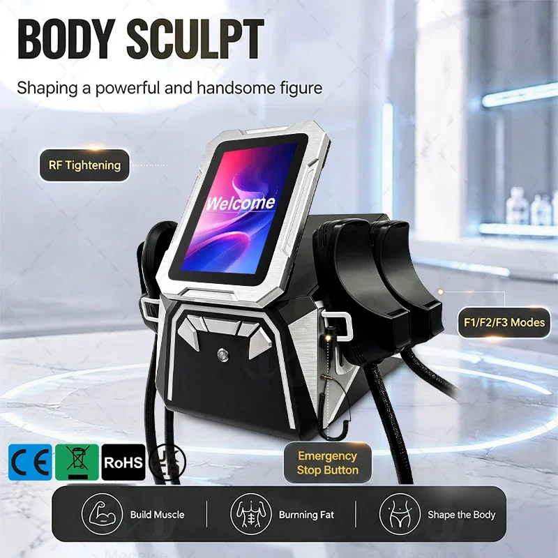6500W HI-EMT NEO RF Professional Muscle Stimulation Fat Burning No Injury Body Slimming Device 15T Equipment For Salon Spa Use