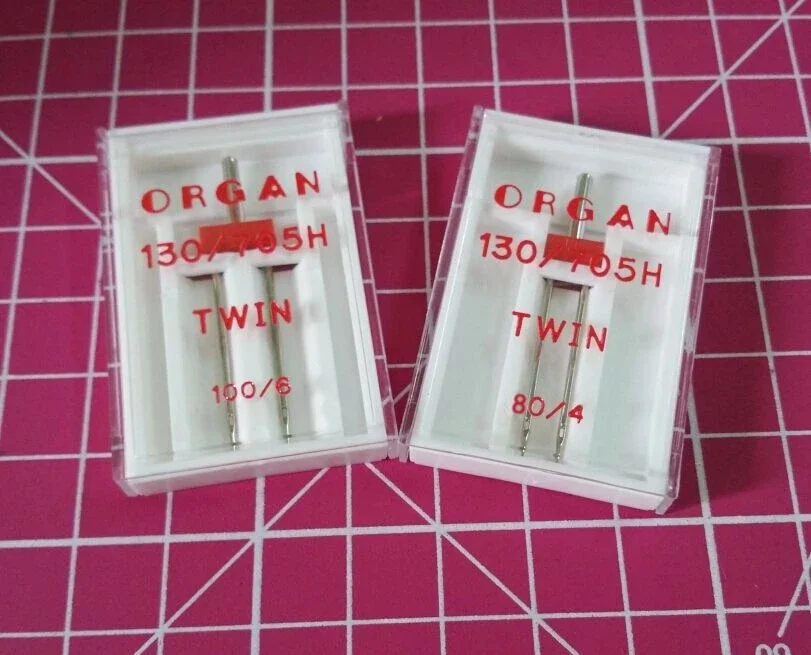 Organ Needles 130/705H  Twin needle 80/4MM 100/6MM Domestic  Sewing Machine Twin Needle