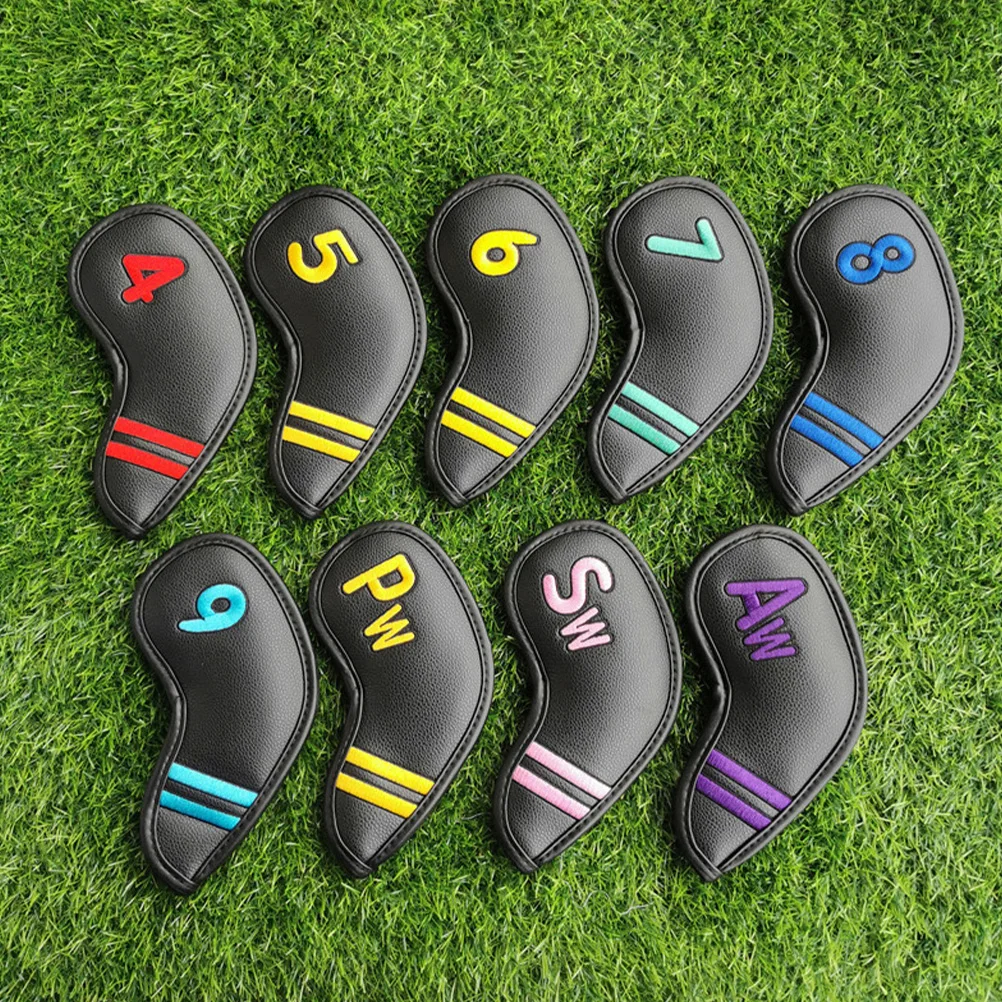 

9 Pcs Golf Club Cover Clubs Head Covers Putter Accessories for Women Number Headcover Headcovers