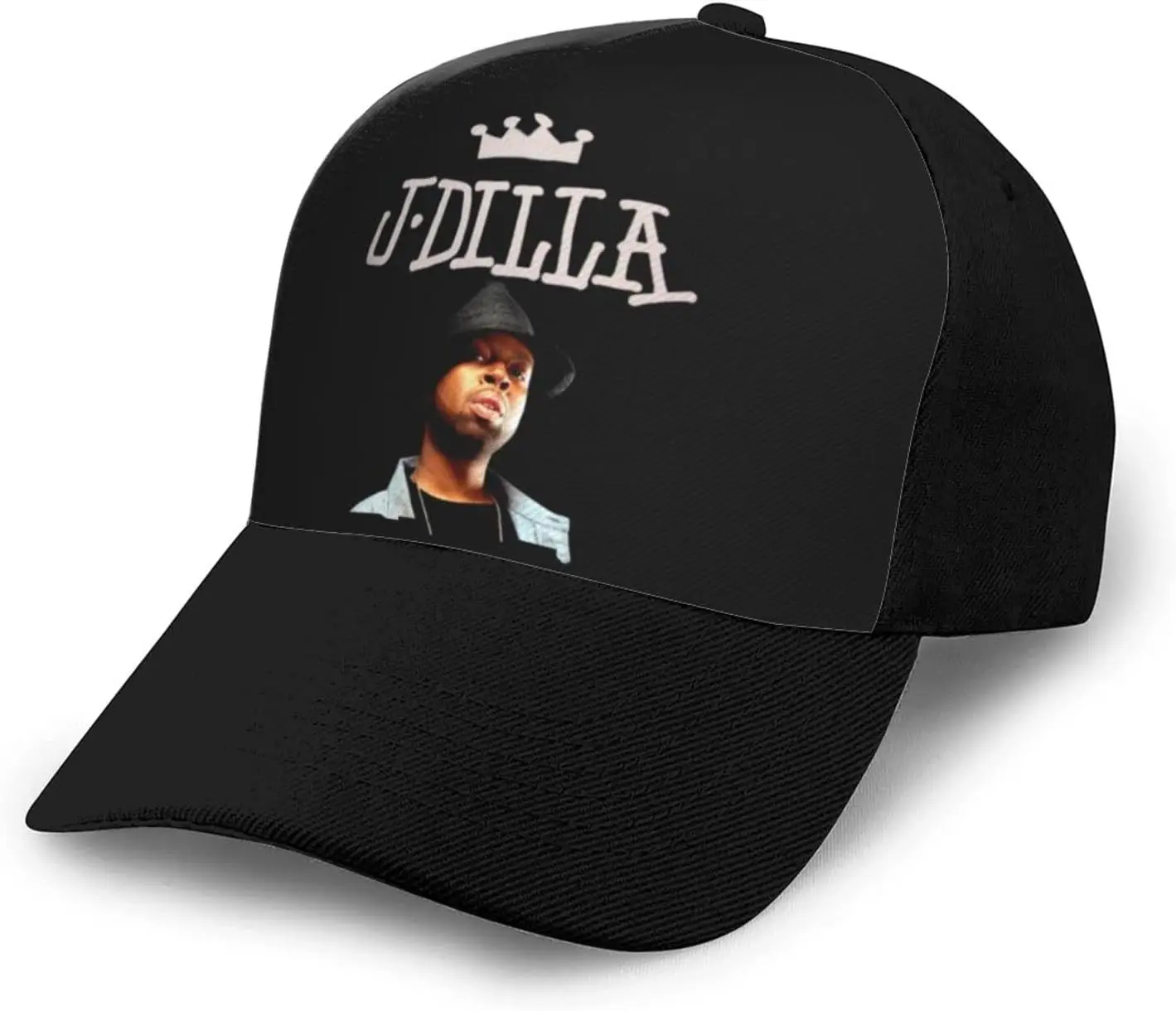 J Dilla Baseball Cap Hip Hop Athletic Curved Brim Baseball Hat Cap Dad Hats for Men Women