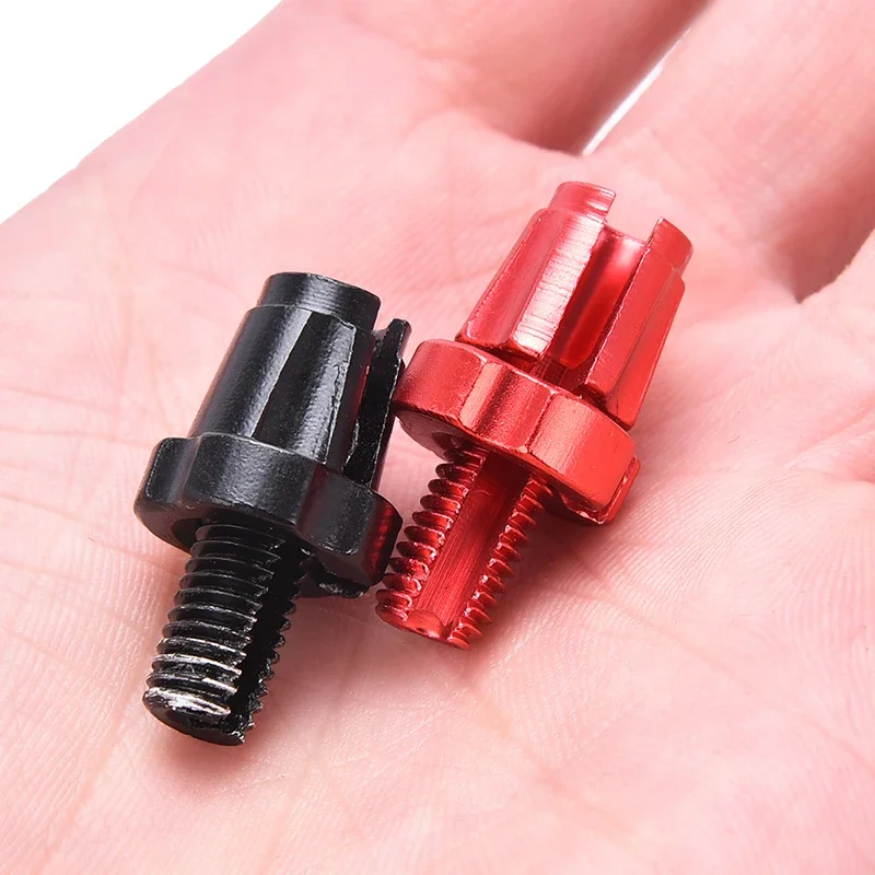 2pcs Bike Brake Nuts Aluminum Alloy Bicycle M7 Brake Lever Adjustment Screw MTB Road Cycling Brake Handle Bolt Adjuster Screw